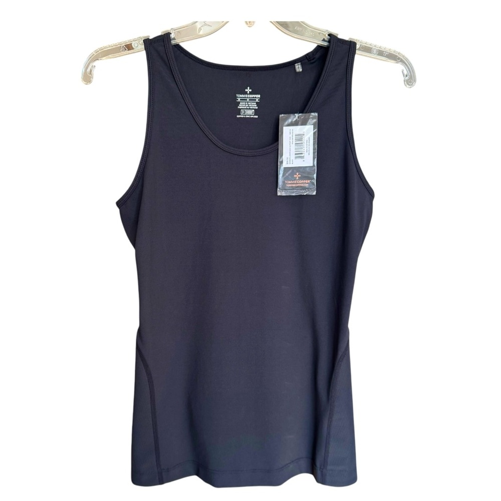 TOMMIE COPPER back support tank top Black Medium 
Physical therapy Posture NWT